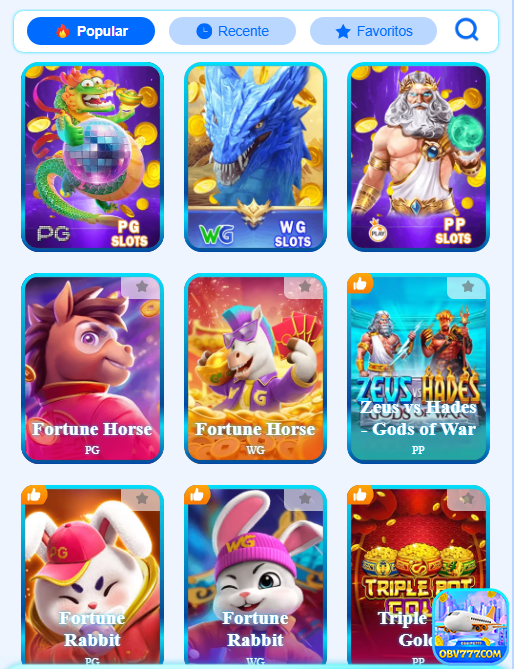 Jogos Certificados obv777.com